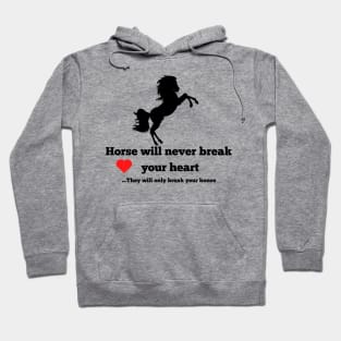 Horse lover equestrian funny quotes cute graphic for gift design Hoodie